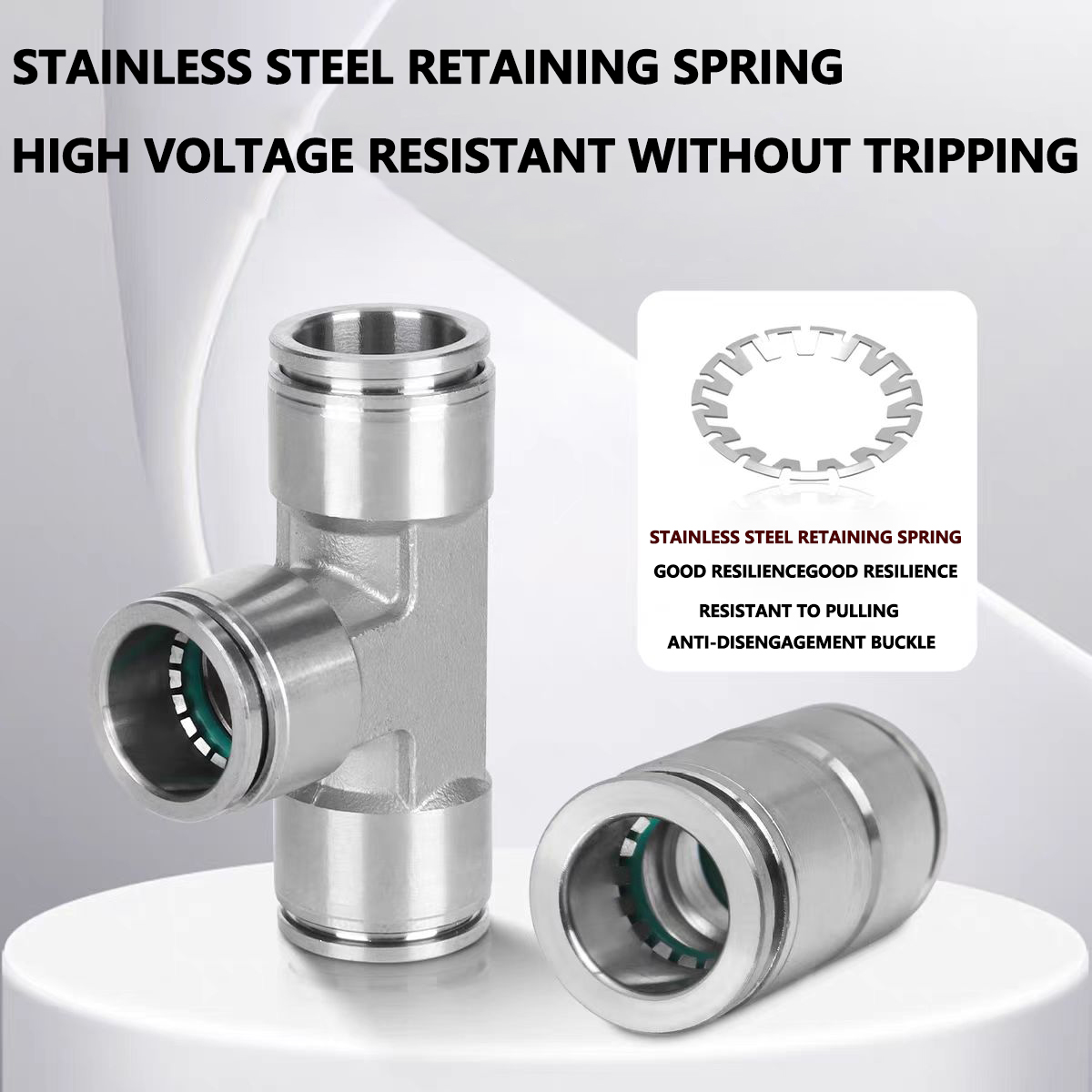 Pneumatische slangfitting 304  - Compression Fitting Brass recensie en prijs